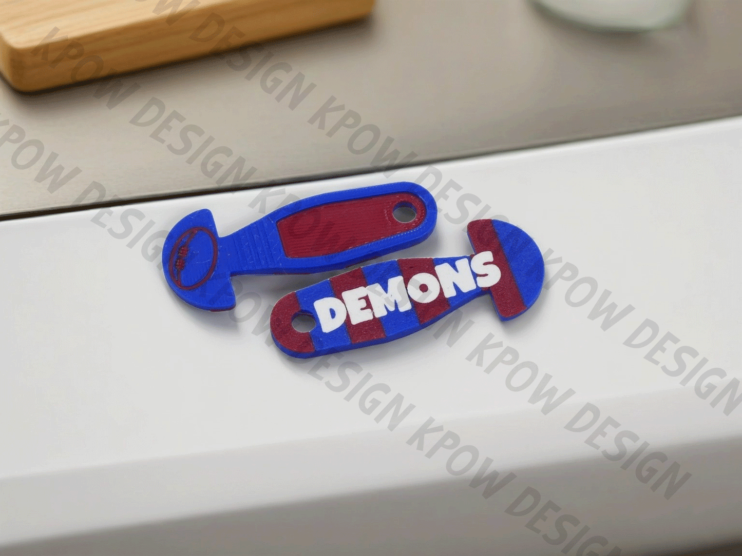 AFL Melbourne Demons | Trolley Key / Token / Keyring