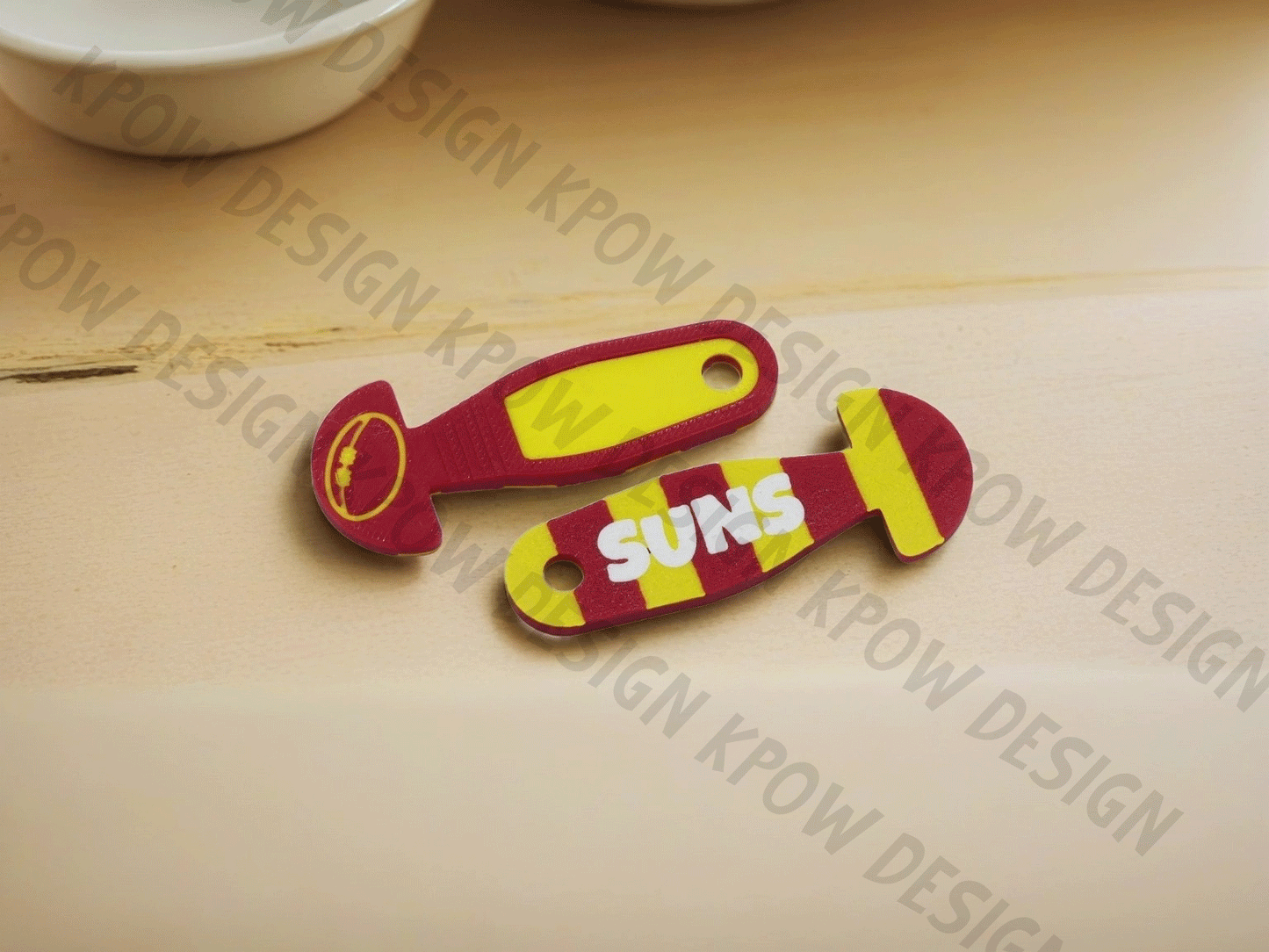 AFL Gold Coast Suns | Trolley Key / Token / Keyring