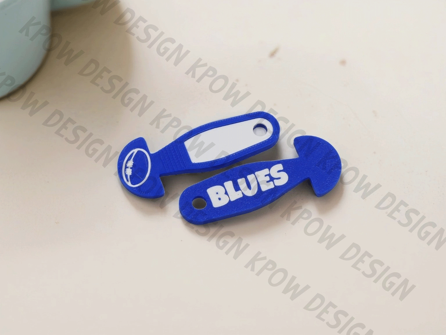 AFL Carlton Blues | Trolley Key / Token / Keyring
