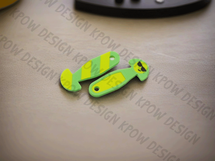 Emoji | Trolley Key / Token / Keyring – KPOWDesigns