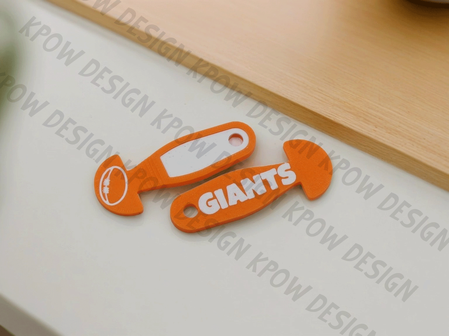 AFL Greater Western Sydney GWS Giants | Trolley Key / Token / Keyring