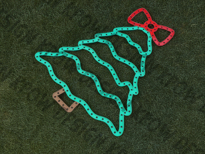 LED Pixel Prop | Christmas Tree with Bow (No Face)!