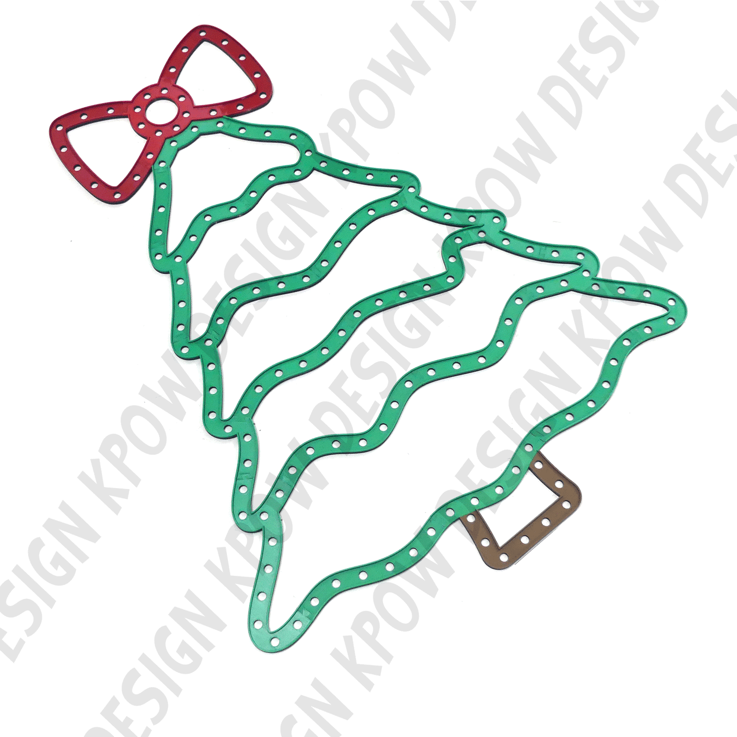 LED Pixel Prop | Christmas Tree with Bow (No Face)!