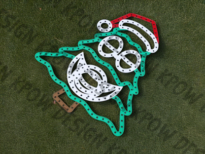 LED Pixel Prop | Christmas Tree with Hat (With Face)!