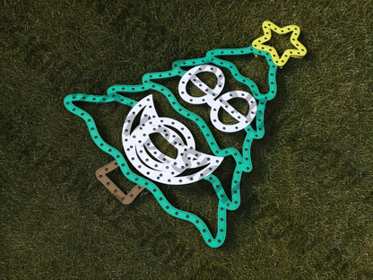 LED Pixel Prop | Christmas Tree with Star (With Face)!