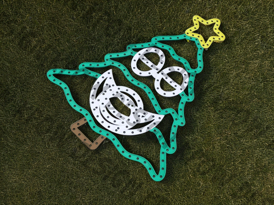 LED Pixel Prop | Christmas Tree with Star (With Face)!